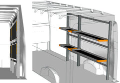 RAFT AUTO LIGHT SHELF VOLKSWAGEN CRAFTER 2017