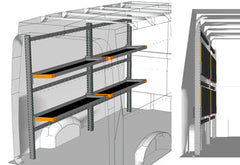 RAFT AUTO LIGHT SHELF VOLKSWAGEN CRAFTER 2017