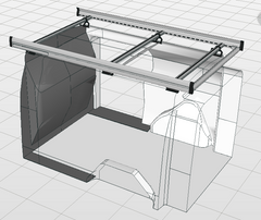 PORTBAGAJ SI SUPORT DE SCARA DACIA DOKKER