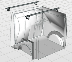 PORTBAGAJ SI SUPORT DE SCARA RENAULT KANGOO