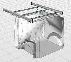 PORTBAGAJ SI SUPORT DE SCARA MERCEDES BENZ CITAN 2012