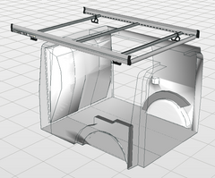 PORTBAGAJ SI SUPORT DE SCARA RENAULT KANGOO