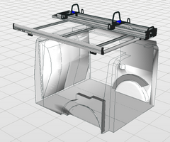 PORTBAGAJ SI SUPORT DE SCARA RENAULT KANGOO