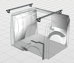 PORTBAGAJ SI SUPORT DE SCARA RENAULT KANGOO