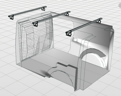 PORTBAGAJ SI SUPORT DE SCARA RENAULT KANGOO