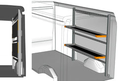 RAFT AUTO LIGHT SHELF FORD TRANSIT 2014