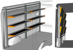 RAFT AUTO LIGHT SHELF FORD TRANSIT 2014
