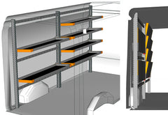 RAFT AUTO LIGHT SHELF FORD TRANSIT 2014