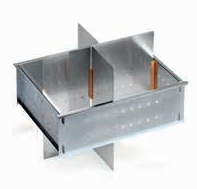 Carcasă din plastic cu divizori din metal (BOX 374)