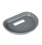 Suport în formă de cochilie pentru inelul de restricție a încărcăturii cu fante