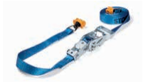 Curea de restricție a încărcăturii cu conector mediu și clichet