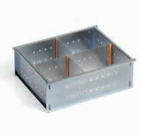 Carcasă din plastic cu divizori din metal (BOX 238)