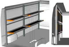 RAFT AUTO LIGHT SHELF RENAULT MASTER 2010