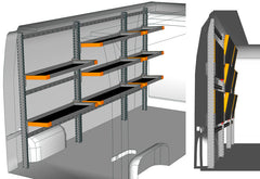 RAFT AUTO LIGHT SHELF RENAULT MASTER 2010