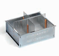 Carcasă din plastic cu divizori din metal (BOX 238)